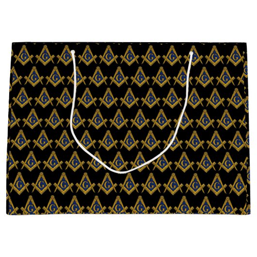 Freemason Masonic Square and Compass Freemasonry Groot Cadeauzakje (Voorkant)