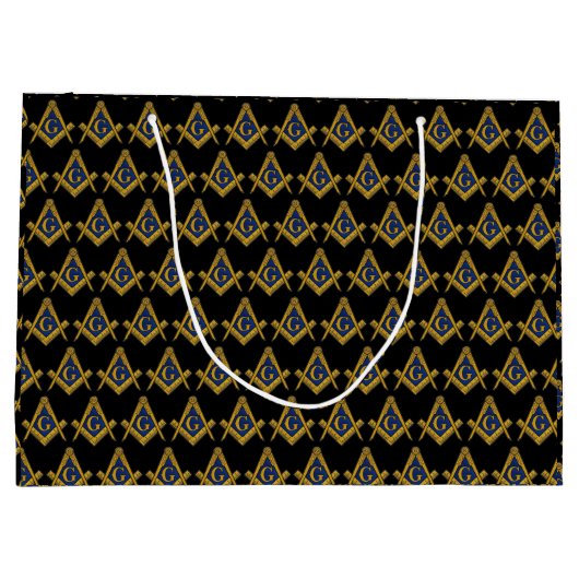 Freemason Masonic Square and Compass Freemasonry Groot Cadeauzakje (Achterkant)