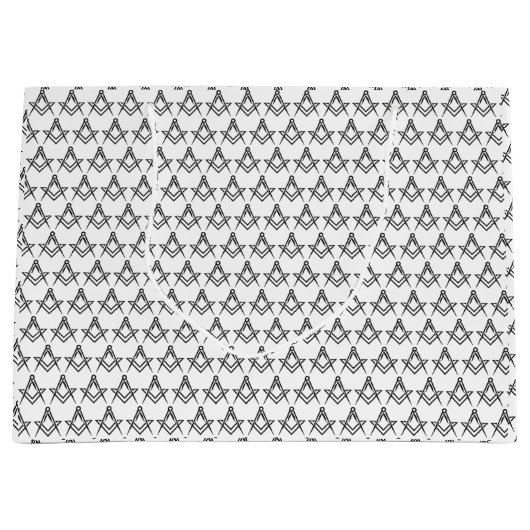 Freemason Masonic Square and Compass Freemasonry Groot Cadeauzakje (Voorkant)