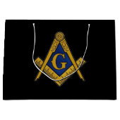 Freemason Masonic Square and Compass Freemasonry Groot Cadeauzakje (Voorkant)