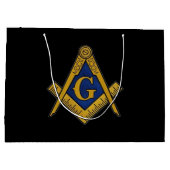 Freemason Masonic Square and Compass Freemasonry Groot Cadeauzakje (Achterkant)