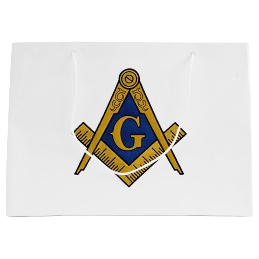 Freemason Masonic Square and Compass Freemasonry Groot Cadeauzakje (Voorkant)
