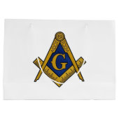 Freemason Masonic Square and Compass Freemasonry Groot Cadeauzakje (Achterkant)