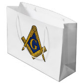 Freemason Masonic Square and Compass Freemasonry Groot Cadeauzakje (Achterkant Gekanteld)