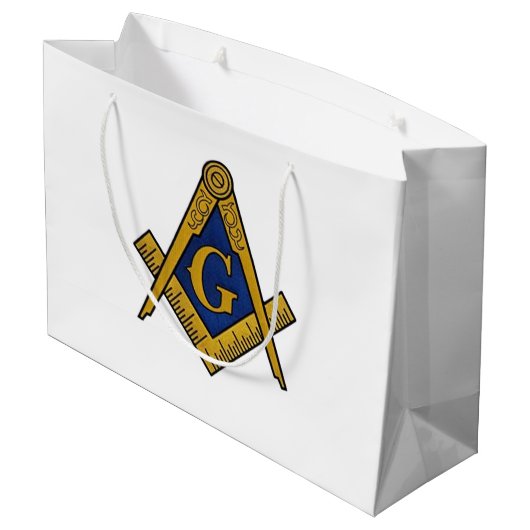 Freemason Masonic Square and Compass Freemasonry Groot Cadeauzakje (Achterkant Gekanteld)