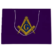 Freemason Masonic Square and Compass Freemasonry Groot Cadeauzakje (Voorkant)