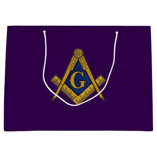 Freemason Masonic Square and Compass Freemasonry Groot Cadeauzakje (Voorkant)