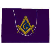 Freemason Masonic Square and Compass Freemasonry Groot Cadeauzakje (Achterkant)
