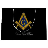 Freemason Masonic Square and Compass Freemasonry Groot Cadeauzakje (Voorkant)