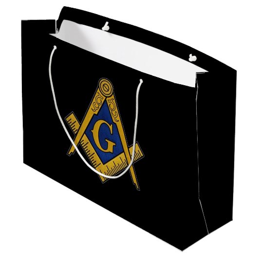 Freemason Masonic Square and Compass Freemasonry Groot Cadeauzakje (Achterkant Gekanteld)