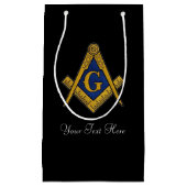 Freemason Masonic Square and Compass Freemasonry Klein Cadeauzakje (Voorkant)