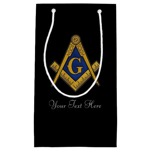 Freemason Masonic Square and Compass Freemasonry Klein Cadeauzakje (Voorkant)