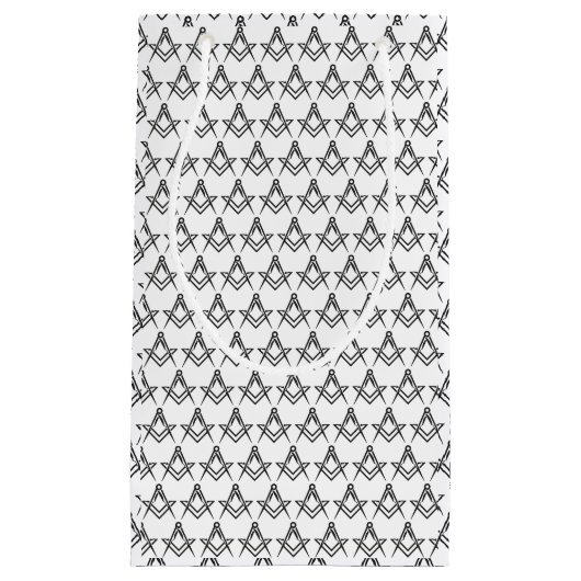 Freemason Masonic Square and Compass Freemasonry Klein Cadeauzakje (Voorkant)