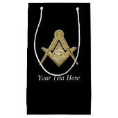 Freemason Masonic Square and Compass Freemasonry Klein Cadeauzakje (Voorkant)