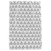 Freemason Masonic Square and Compass Freemasonry Medium Cadeauzakje (Voorkant)