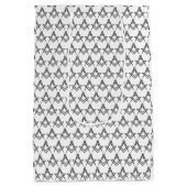 Freemason Masonic Square and Compass Freemasonry Medium Cadeauzakje (Achterkant)