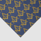 Freemason Masonic Square and Compass Freemasonry Tissuepapier (Detail)
