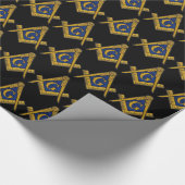 Freemason Masonic Square and Compass Freemasonry W Cadeaupapier (Hoek)