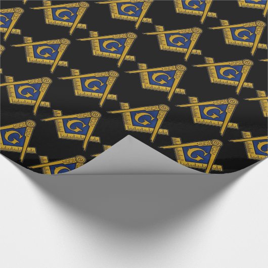 Freemason Masonic Square and Compass Freemasonry W Cadeaupapier (Hoek)