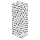 Freemason Masonic Square and Compass Freemasonry Wijn Cadeautas (Achterkant Gekanteld)