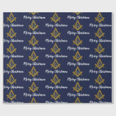 Freemason Masonic Square Freemasonry Christmas  Cadeaupapier (Vlak)