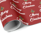 Freemason Masonic Square Freemasonry Christmas Cadeaupapier (Rol Hoek)