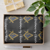 Freemason Masonic Square Freemasonry Christmas  Tissuepapier (Geschenk)