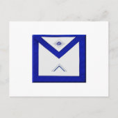 Freemason Master's Apron Briefkaart (Voorkant)