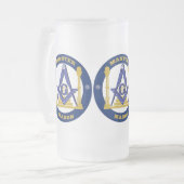 Freemason Matglas Bierpul (Voorkant links)