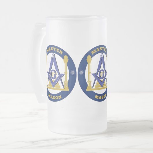 Freemason Matglas Bierpul (Voorkant links)