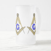 Freemason Matglas Bierpul (Voorkant rechts)