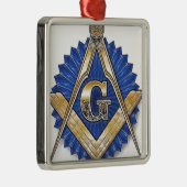 Freemason Metalen Ornament (Rechts)