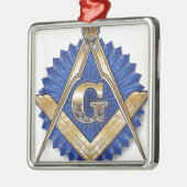 Freemason Metalen Ornament (Links)