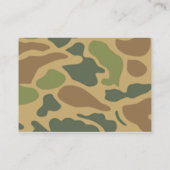 Freemason Militaire Veteraan Visitekaartje (Achterkant)