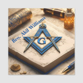 Freemason Naamplaatje (Voorkant)