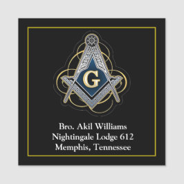 Freemason Naamplaatje