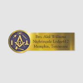 Freemason Name Tag (Voorkant)