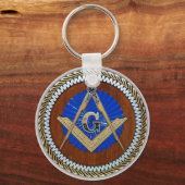 freemason NWO complot square & compass Sleutelhanger (Voorkant)