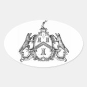 Freemason Ovale Sticker (Voorkant)