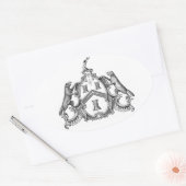 Freemason Ovale Sticker (Envelop)