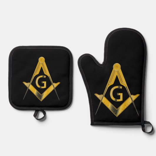 Freemason Ovenwant & Pannenlap Set (Voorkant)