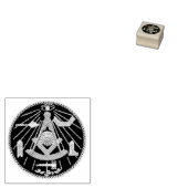 FREEMASON PASTMASTER STAMP RUBBERSTEMPEL (Gestempeld)