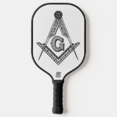 Freemason Pickleball Paddle (Achterkant)