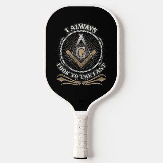 Freemason Pickleball Paddle (Achterkant)