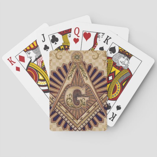 Freemason Pokerkaarten (Achterkant)