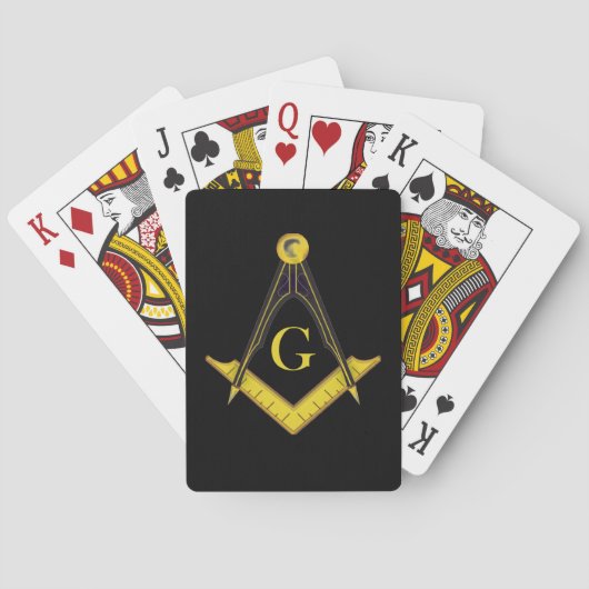 Freemason Pokerkaarten (Achterkant)