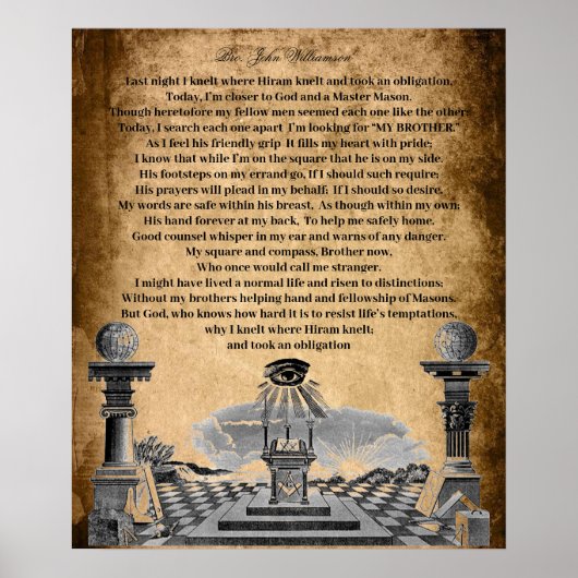 Freemason Poster (Voorkant)