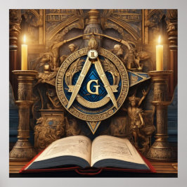 Freemason Poster papier (mat)
