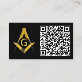 Freemason QR Code Visitekaartje