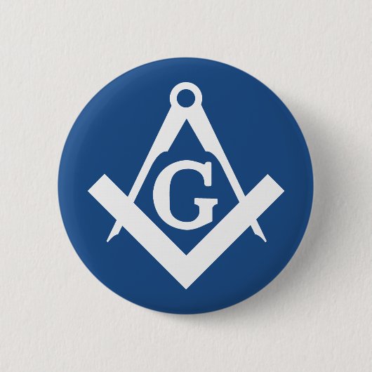 Freemason Ronde Button 5,7 Cm (Voorkant)